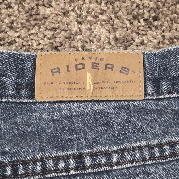 Vintage 90s Riders Jeans Highrise Figure Flattering Straight Leg! Size 10M - Picture 3 of 6